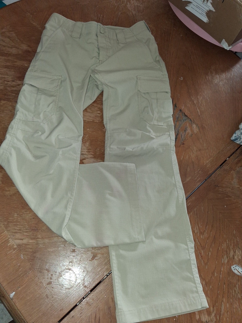 Under Armour Women's Straight-Leg Cargo Pants in Light Khaki
